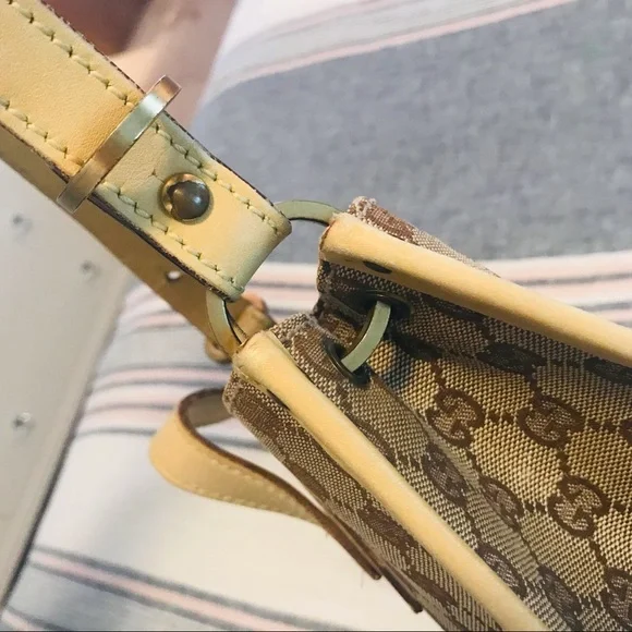 GUCCI | Great Shape! | TOTE ONLY! | GG SUPREME canvas & leather - Picture 12 of 16